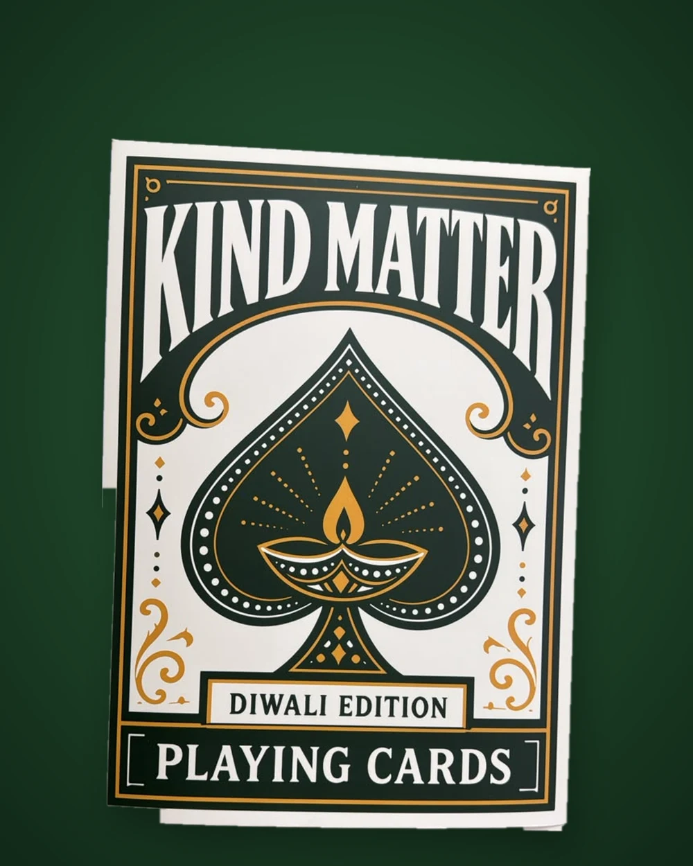 The Kind Matter Card Night Box and its playing cards